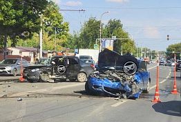На улице Луначарского произошло жесткое ДТП
