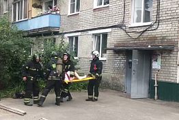 В Пензе пожарные спасли женщину, спалившую на плите еду