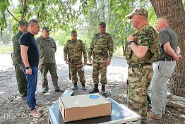 Олег Мельниченко встретился с пензенскими бойцами в Херсонской области