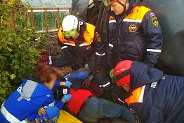 Пензенские спасатели помогли попавшему в ДТП на «Ниве» дачнику