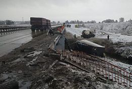 В Башкирии дальнобойщик из Пензы погиб в ДТП