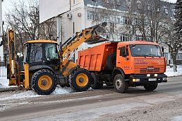 За сутки из Пензы вывезли 2,8 тыс. кубометров снега